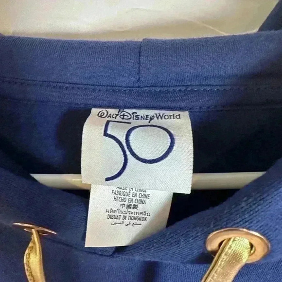 NWT -DISNEY PARKS LIMITED 50th Anniversary w/Gold Logo Sweatshirt (Adult Large) - Picture 2 of 5